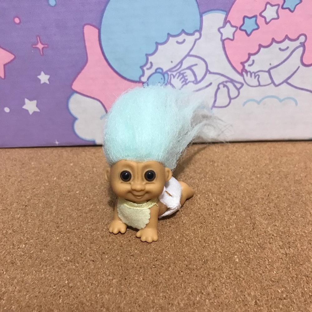 Vintage Russ Baby crawling troll